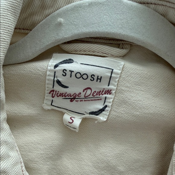 Stoosh Cream Oversized Button-Up Shacket - Picture 3 of 3